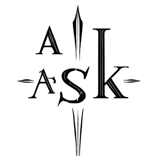 Family Tattoo With Letters A S K K