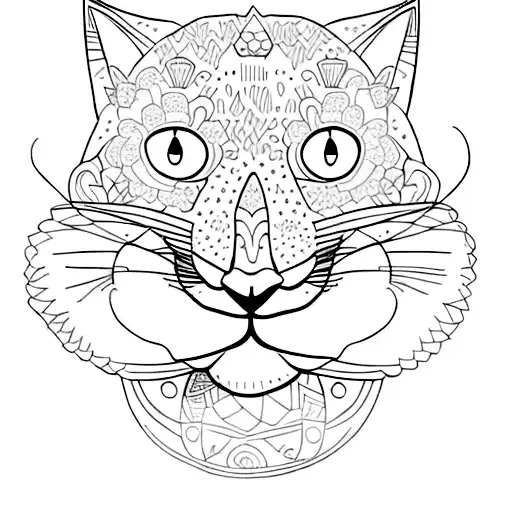 Cat Behind Arruda Flowers And The Frase Como Tudo Deve Ser