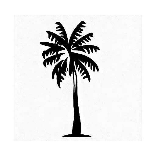 Subtle Palm Tree
