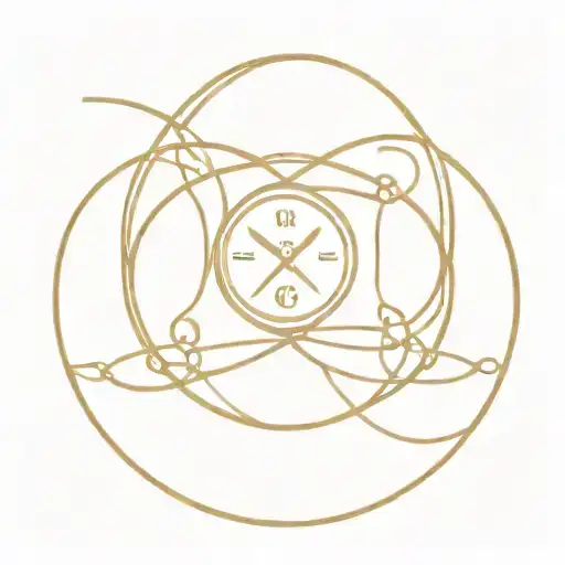 Time And Gold Infinity Symbol