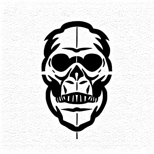 Gorilla Skull