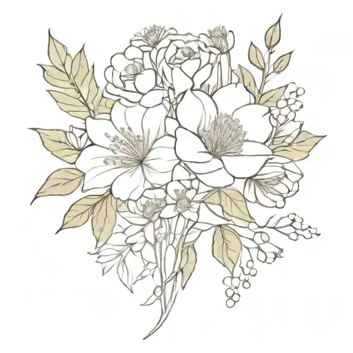 Birth Flower Bouquet