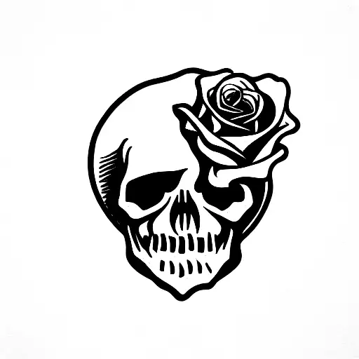 Skull And Roses