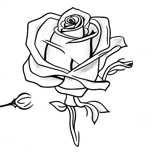 A Skeleton Hand Plucking Petals Off A Dead Rose