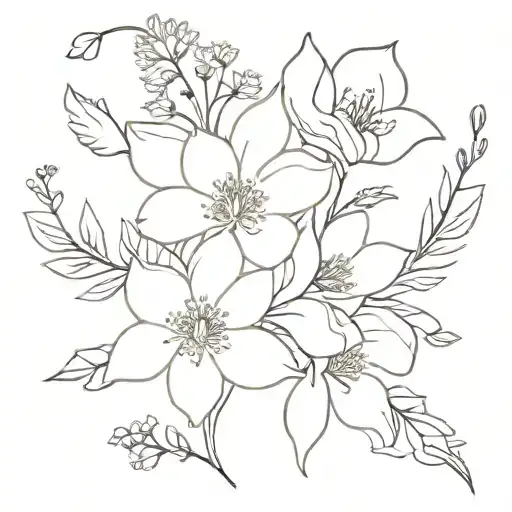 Birth Flower Bouquet