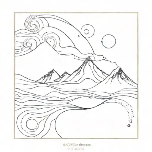 Workd Travel Ocean Waves Mountain