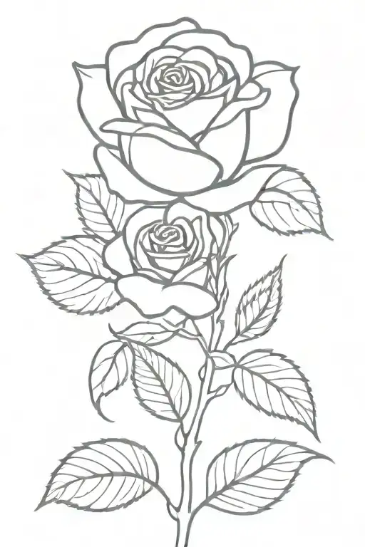 Rose With Stem That Becomes A Ball