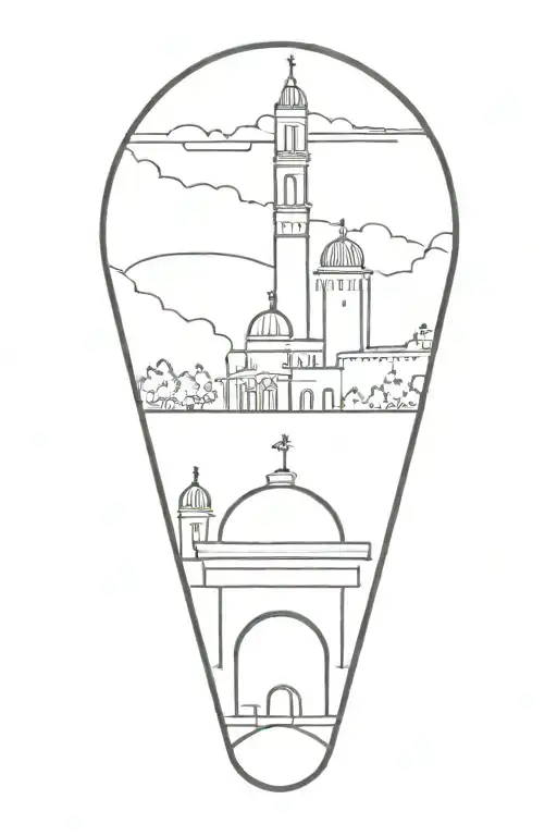 Minsk City Gate As An Outline