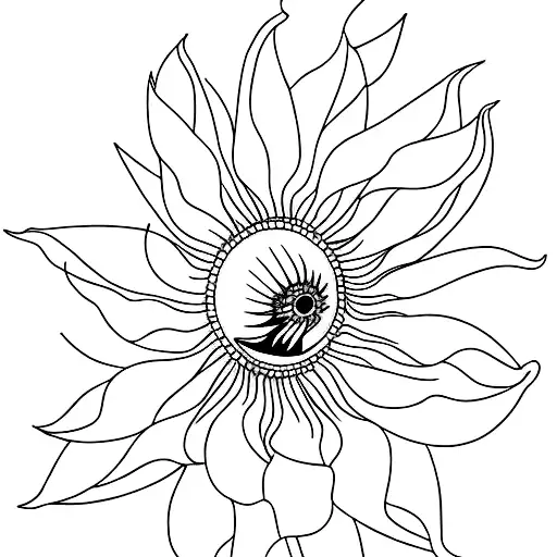 Lantern Sunflower Magpie