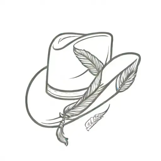 Cowboy Hat With Feather
