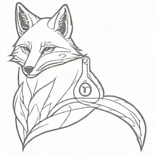 Fox With A Key Symbol Home