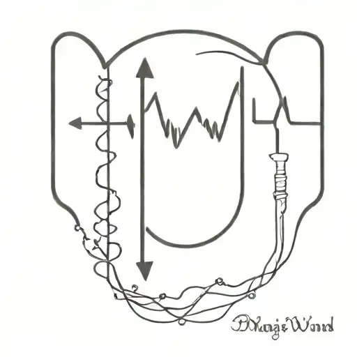 Magic Wand And Ekg Line