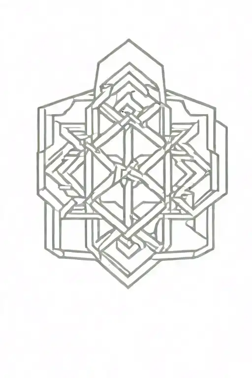Celtic Knotwork Hexagon