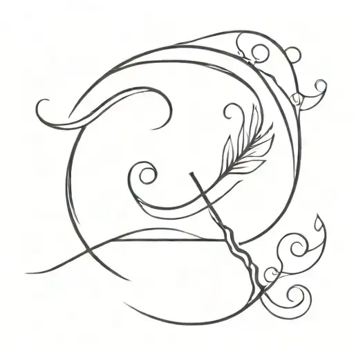 Initial Tattoo Design