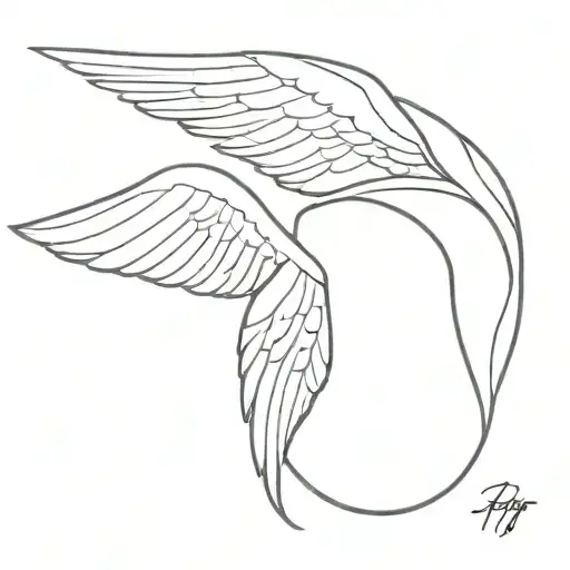 Half Wing Positive Pregnancy Loss Baby