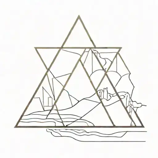 An Abstract Geometric Design Inspired By Childish Gambino's Music Album Covers