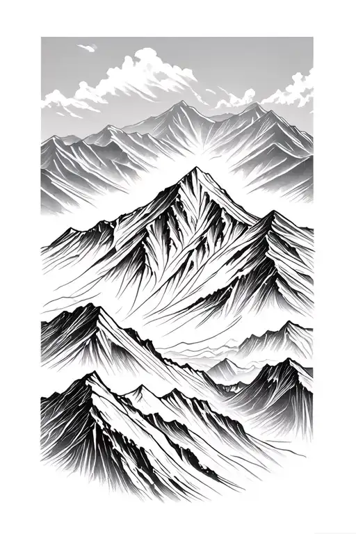 Cordillera Huayhuash Mountain Range