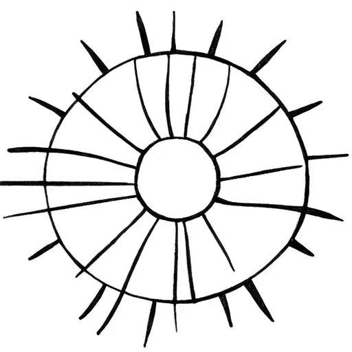 The Sun In Japanese Style