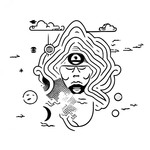 Human Being Sucked Into The Black Hole