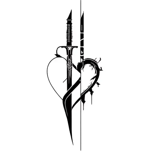 Dagger Through Heart Metal Gear Solid Themed