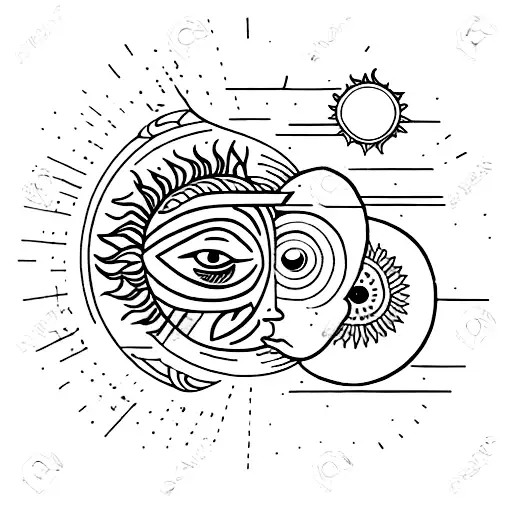 Sun And Moon Combined But To To Mish Bohemian