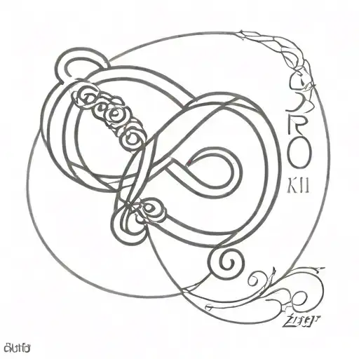 Infinity Symbol With Date 2-1-15 And A Heart