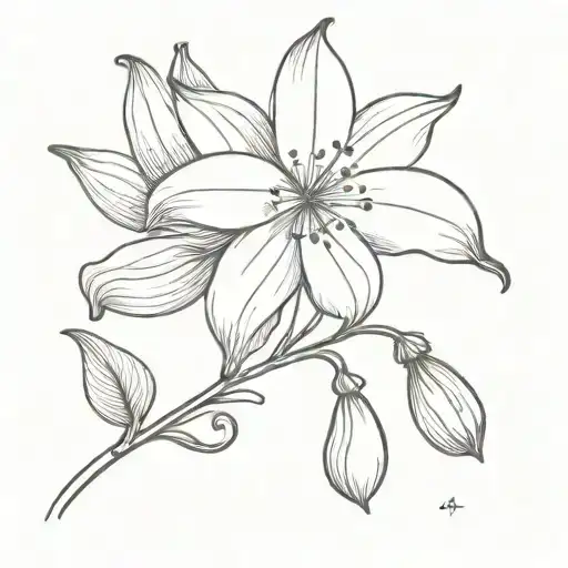 Aquarius Zodiac Sign With A Snow Drop Flower Growing