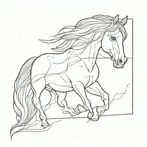 Jessicia Written To Look Like A Horse No Horse Drawing
