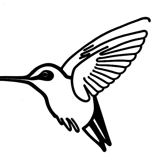 Hummingbird With Heartbeat