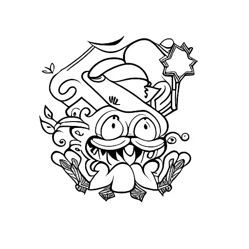 Chaveiro De Sapo Cartoon