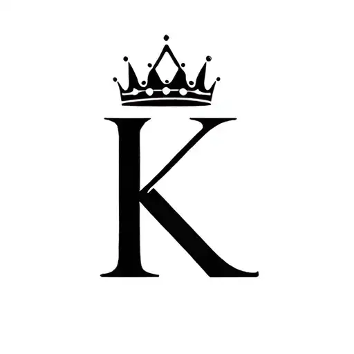 Crown K Letter