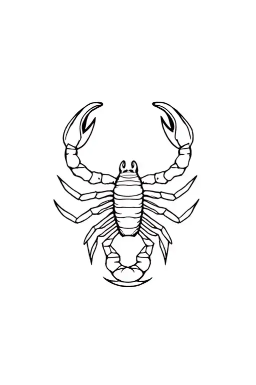 Gemini And Scorpion Sign On The Tibia