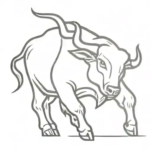 Taurus Zodiac Symbol & Bull