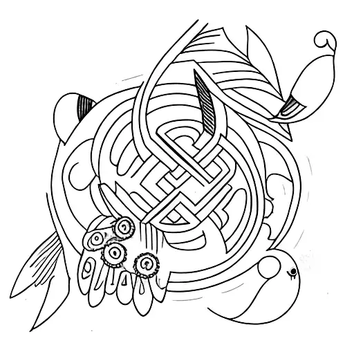 Mom And Dad Infinity With Birds