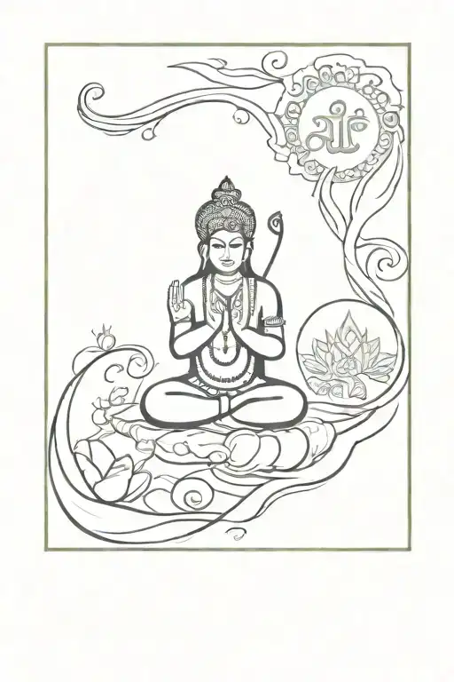 Krishna Ganesh Jesus Allah Buddha Sikhism All Religion In One