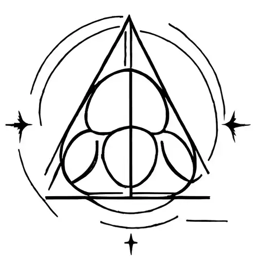 Deathly Hallows Symbol With Luna Lovegood