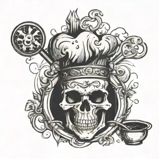 Louisiana Time Skull Cooking