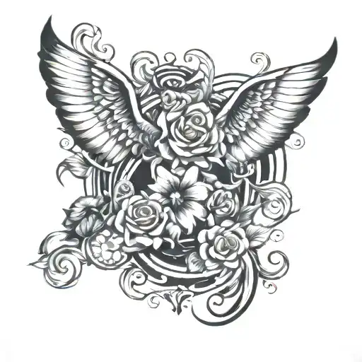 Chicago Back Tattoo Design