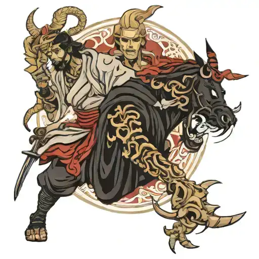 A War Between A Samurai And An Ancient Greek God And A Black Gangster