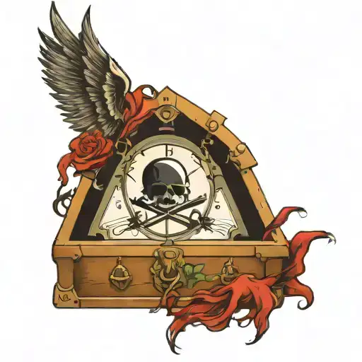 Combine Military Symbols With Gothic Elements In A Chest Piece