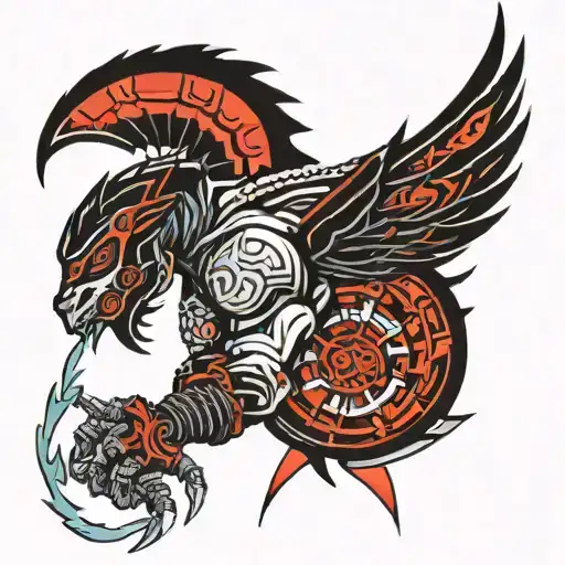 Ronin Cyberpunk Black And White