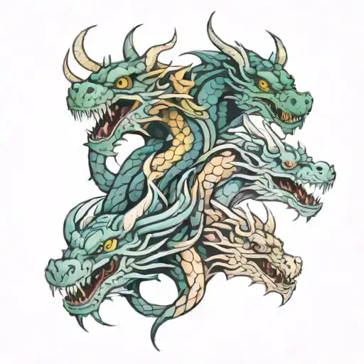 Dragon Three Heads