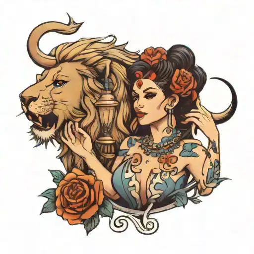 Women With C Cup And Lion