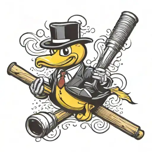 Rubber Duck Mob Boss Baseball Bat