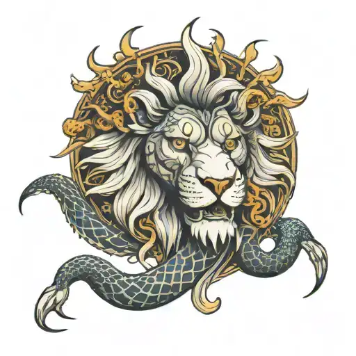 Snake Lion Zeus