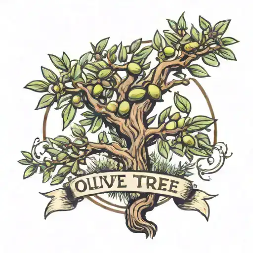 Olive Tree Signpost Hugen Munen