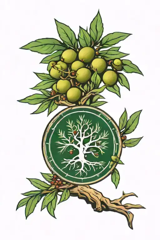 Lebanon Olive Tree Vegvisir