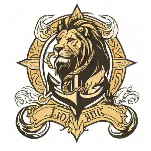 Lion Anchor Compas
