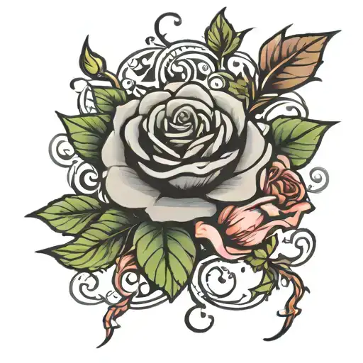 Rose Vine With Something Else