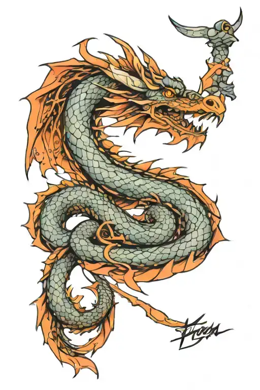 Dragon Around My Shoulders